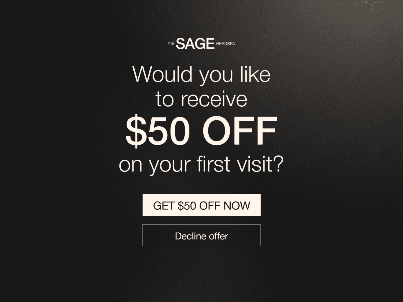 Sage HeadSpa Brentwood, TN Featured Special