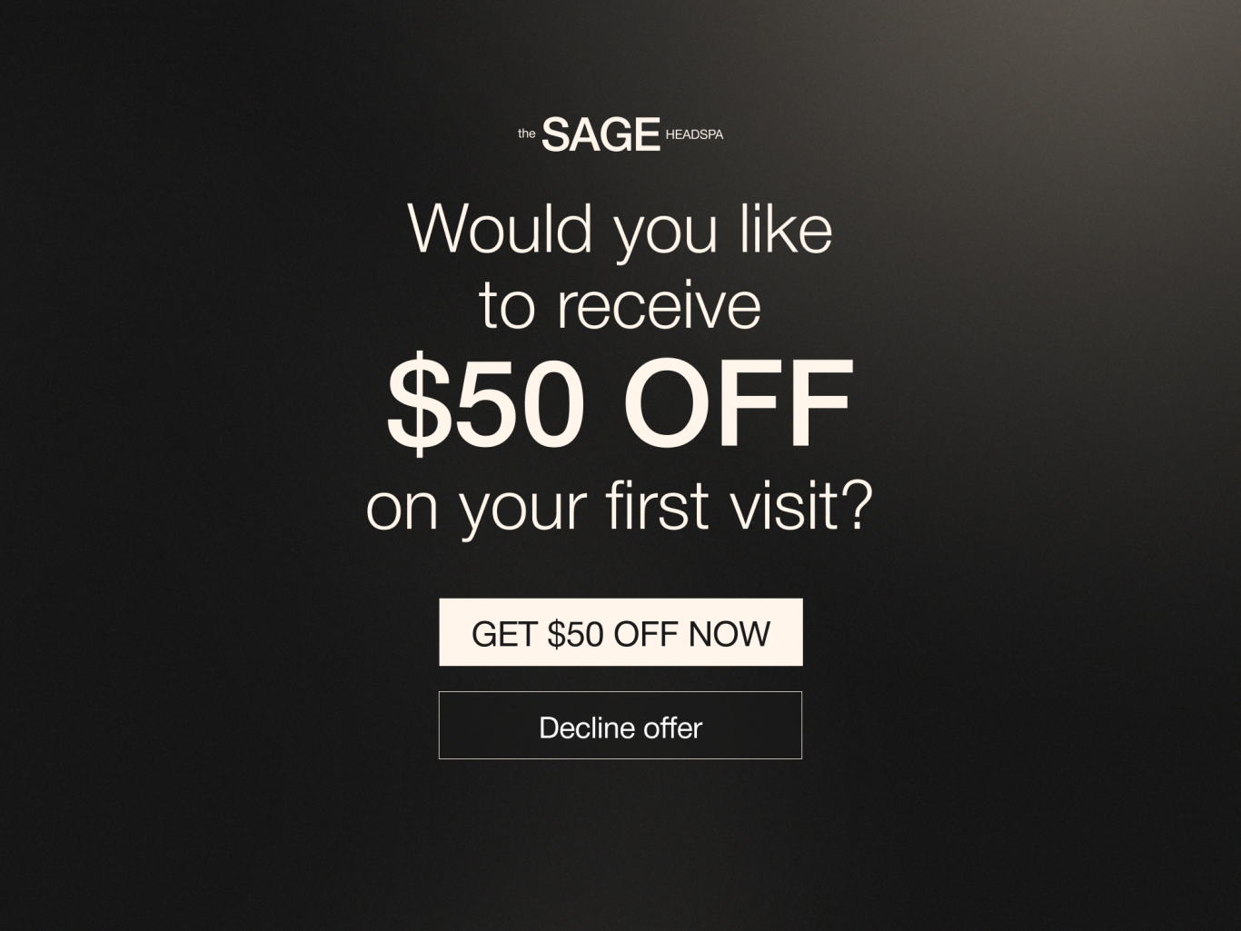 Sage HeadSpa Jacksonville, FL Featured Special
