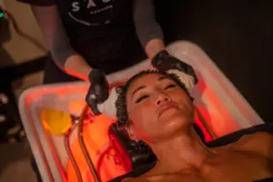 Client at the Best Japanese Head Spa